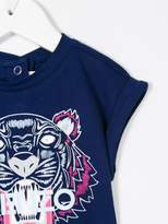Thumbnail for your product : Kenzo Kids Tiger logo print T-shirt dress