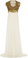 Thumbnail for your product : Temperley London Goddess Embellished Silk-chiffon Gown