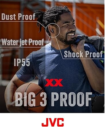JVC XX True Wireless IPX55 Earbuds