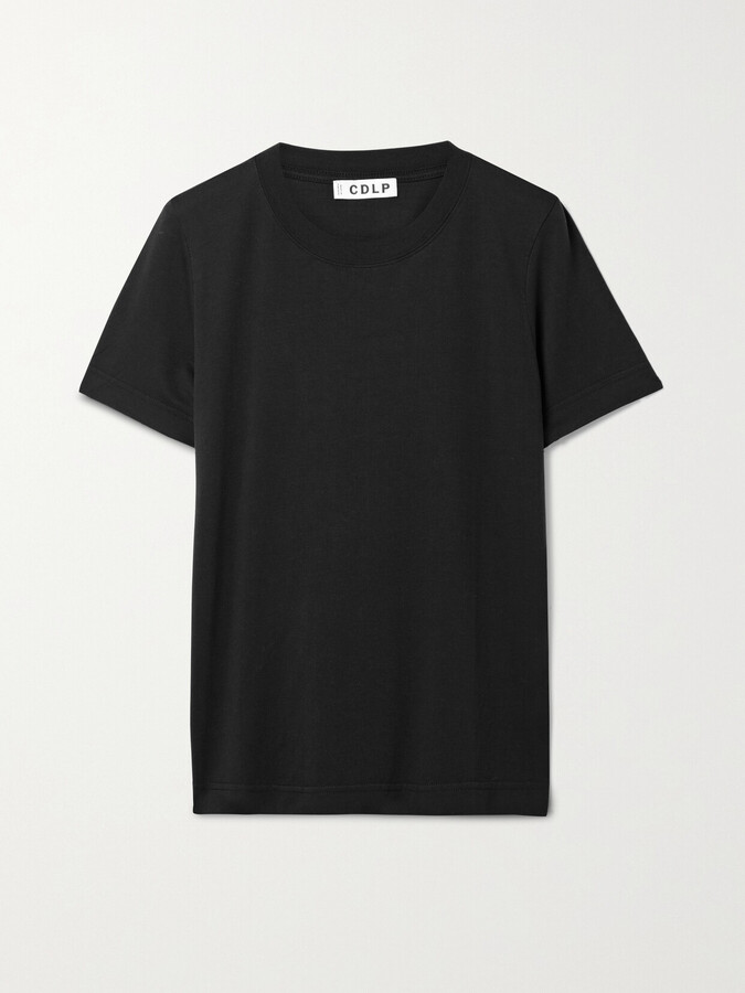 CDLP + Net Sustain Tencel Lyocell And Cotton-blend T-shirt - Black