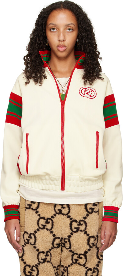 Gucci Webbing-Trimmed Logo-Print Stretch-Jersey Hooded Jacket - Men - Sand Coats And Jackets - S