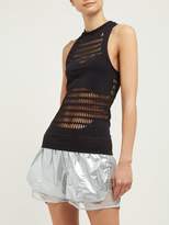 Thumbnail for your product : adidas by Stella McCartney Warp Laser Cut Performance Tank Top - Womens - Black