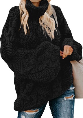 Tops Ribbed Women Jumper Pullover Long Sleeve Plus Size Knitted Sweater 