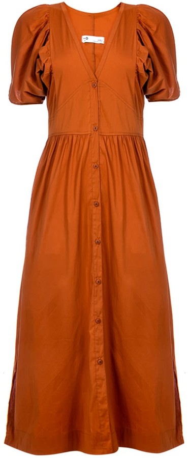 striped button down maxi dress
