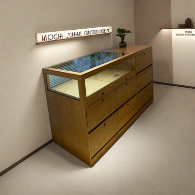 BILBRA Fashion Retro Display Cabinet