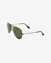 Thumbnail for your product : Ray-Ban Icons Classic Aviator Sunglasses: Black