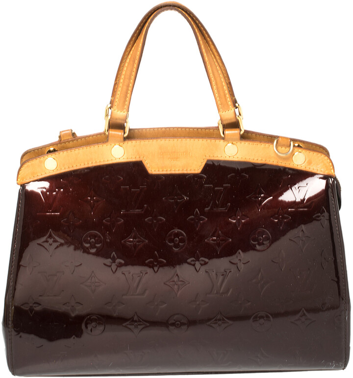 Louis Vuitton Amarante Monogram Vernis Brea MM Bag - ShopStyle