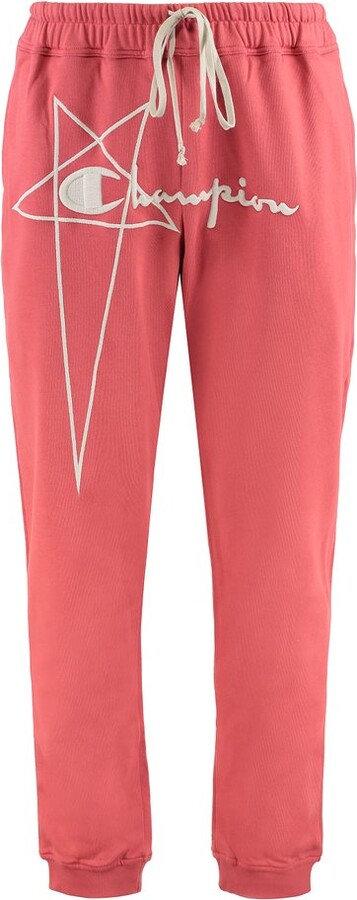 Rick Owens X Champion Logo-Embroidered Drawstring Track Pants
