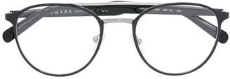Prada Eyewear round frame glasses