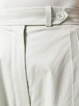 Nina Ricci pleated side high-waisted trousers