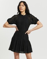 Thumbnail for your product : Atmos & Here Atmos&Here - Women's Black Mini Dresses - Emilia Lace Mini Dress - Size 8 at The Iconic