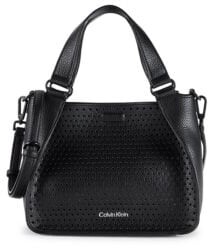 Calvin Klein 2-Piece Estelle Perforated Faux Leather Crossbody Bag Wristlet  Set - ShopStyle