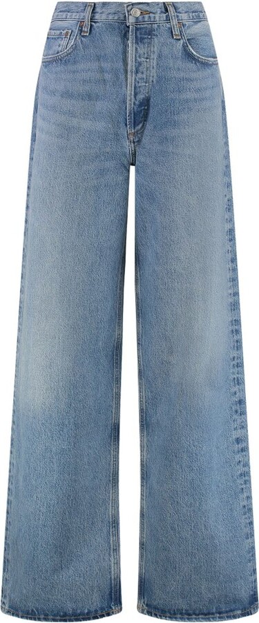 AGOLDE Low Slung Puddle Straight-Leg Jeans