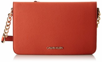 calvin klein orange purse