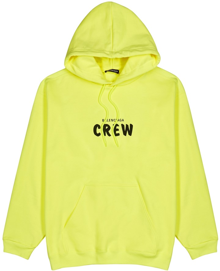 balenciaga neon sweatshirt