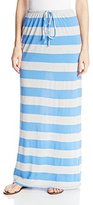 Thumbnail for your product : C&C California Women's Oatmeal Stripe Maxi Skirt