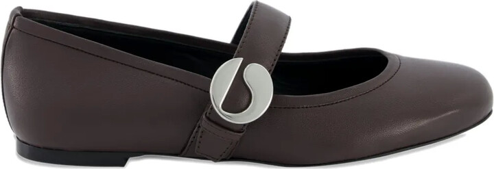 Coperni strap C-shape buckle ballet flats