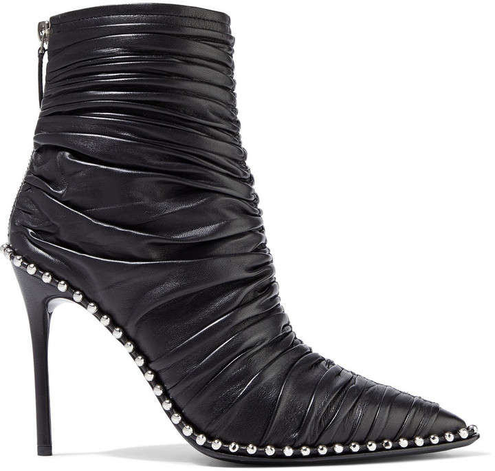 alexander wang eri studded leather ankle boots