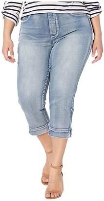 womens pull on jean capris