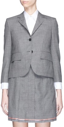 Thom Browne Wool cropped classic blazer