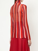 Thumbnail for your product : Marni Zip Detail Stripe-Knit Top