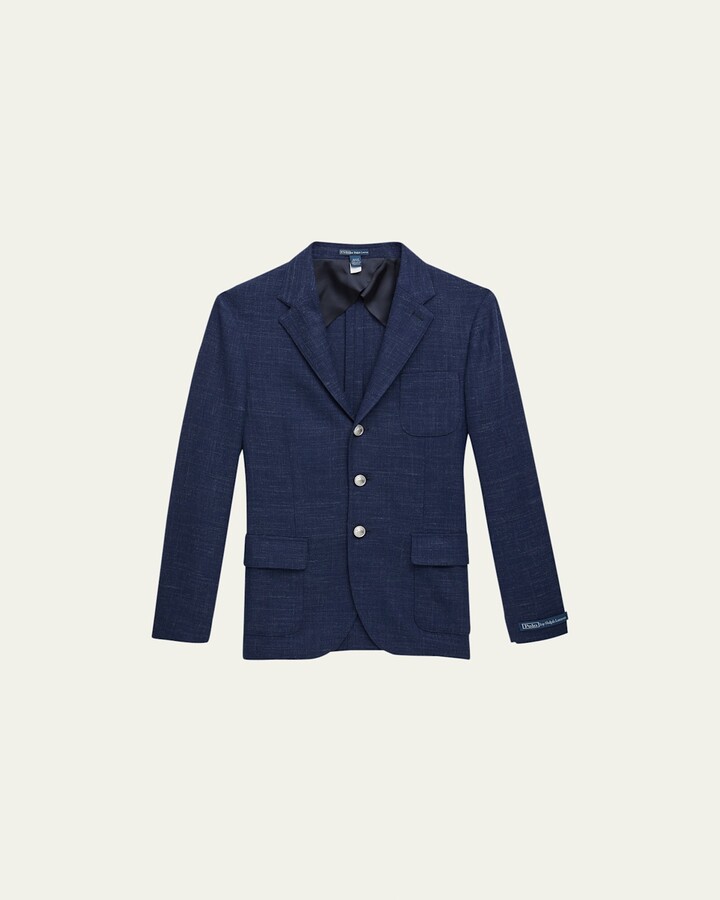 Ralph Lauren Kids Boy's Wool Twill Sport Coat, Size 10-20