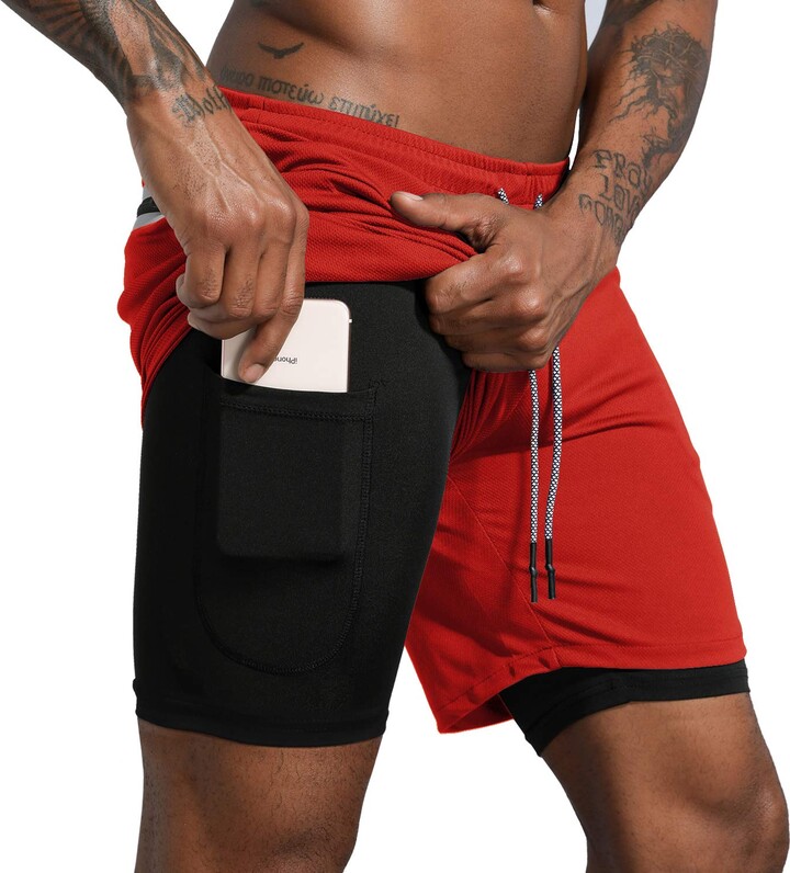 Mens Athletic Shorts With Back Pocket