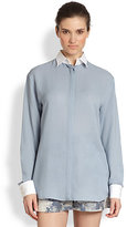 Thumbnail for your product : philosophy Contrast Detail Georgette Shirt