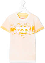 Thumbnail for your product : Levi's Kids palm logo print T-shirt