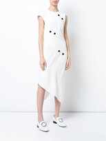 Thumbnail for your product : Proenza Schouler Spiral dress with button details