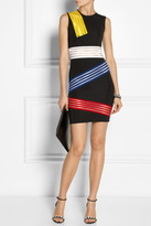 Thumbnail for your product : Christopher Kane Elastic-paneled stretch-jersey dress