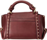 Thumbnail for your product : Ferragamo Soft Sofia Small Studded Leather Top Handle Bag