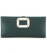 Thumbnail for your product : Roger Vivier Pilgrim Small satin clutch