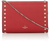 Thumbnail for your product : Valentino Garavani Women's Rockstud Leather Chain Wallet - Red