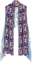 Thumbnail for your product : Pucci Rombi and Marmo-print silk scarf