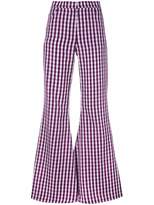 Thumbnail for your product : House of Holland flared gingham trousers