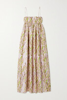 Thumbnail for your product : BERNADETTE Birgit Floral-print Taffeta Maxi Dress - Pink