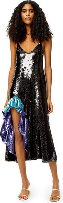 loewe sequin dress
