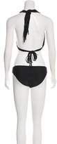 Thumbnail for your product : Mikoh Triangle Two-Piece Swimsuit w/ Tags