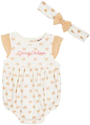Juicy Couture Baby Girl Sunsuit With Headband