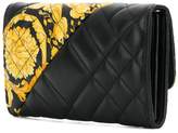 Thumbnail for your product : Versace quilted print clutch bag