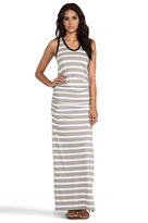 Thumbnail for your product : Bobi Light Weight Jersey Stripe Maxi Dress