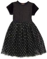 Thumbnail for your product : Imoga Little Girl's & Girl's Sparkly Mesh & Faux Fur Dress