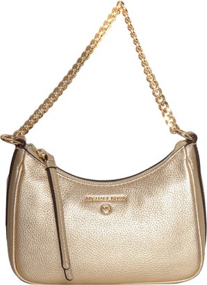 Michael Kors Bags | Michael Kors Large Chain Shoulder Bag Tote | Color: Brown/Gold | Size: Large | Orchidboutique1's Closet