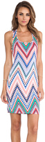 Thumbnail for your product : T-Bags 2073 T-Bags LosAngeles Printed Tank Dress