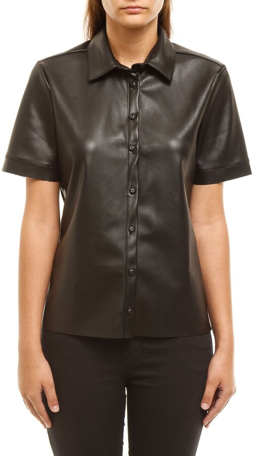 Black Short Sleeve Button Down Shirt | Shop the world's largest 