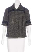 Thumbnail for your product : Mayle Wool-Blend Tweed Jacket Beige Wool-Blend Tweed Jacket