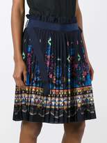 Thumbnail for your product : Sacai tribal lace wrap front shorts