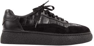 Alexander Wang Black Leather Trainers