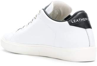 Leather Crown cartoon-print sneakers